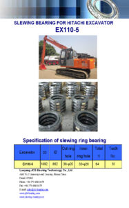 SLEWING BEARING FOR HITACHI EXCAVATOR EX110-5