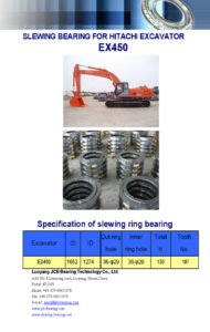 SLEWING BEARING FOR HITACHI EXCAVATOR EX450