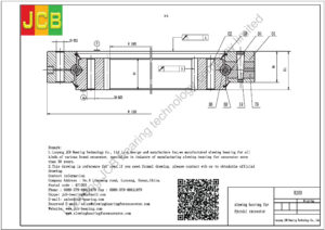 slewing bearing for Hyundai excavator R200