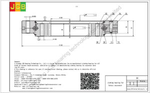 slewing bearing for bobcat excavator 80