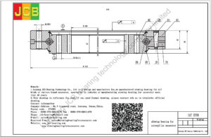 slewing bearing for caterpillar excavator CAT E70B