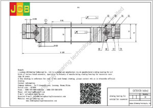 slewing bearing for caterpillar excavator CAT311 holes 34 