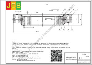 slewing bearing for caterpillar excavator CAT318