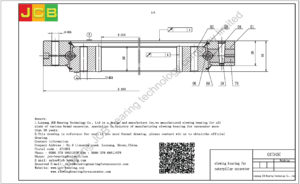 slewing bearing for caterpillar excavator CAT345C