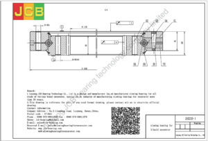 slewing bearing for hitachi excavator ZAX220-1