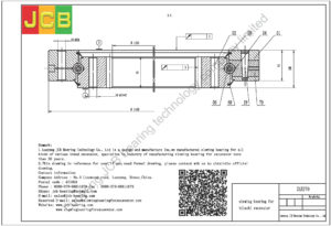 slewing bearing for hitachi excavator ZAX270