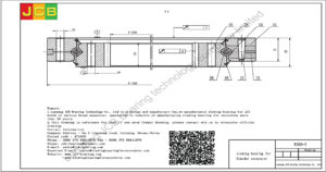 slewing bearing for hyundai excavator R300-5