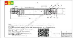 slewing bearing for jcm excavator 90