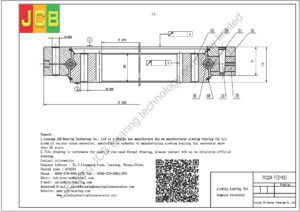 slewing bearing for komatsu excavator PC220-7 tooth 92