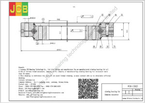 slewing bearing for komatsu excavator PC30-2 tooth 92