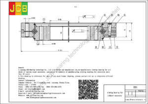 drawing of slewing bearing for liebherr excavator R924
