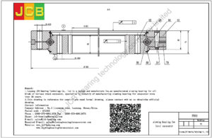 slewing bearing for lovol excavator FR60