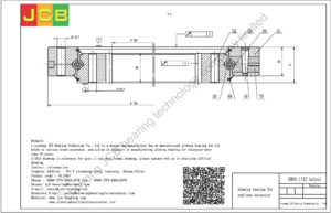 slewing bearing for sumitomo excavator SH60-1 holes 22