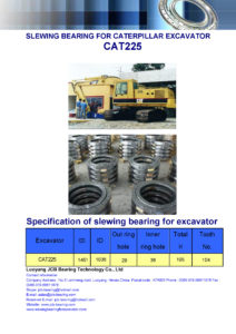 slewing bearing for caterpillar excavator CAT225