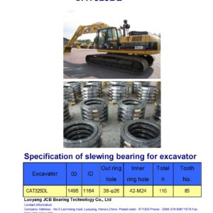 slewing bearing for caterpillar excavator CAT325DL