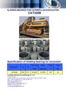 slewing bearing for caterpillar excavator CAT330B