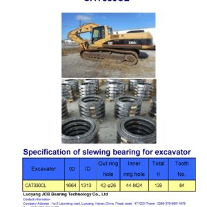 slewing bearing for caterpillar excavator CAT330CL