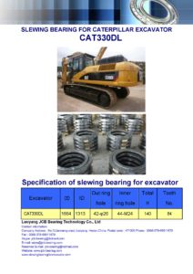 slewing bearing for caterpillar excavator CAT330DL
