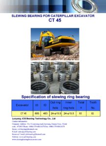 slewing bearing for caterpillar excavator CT 45