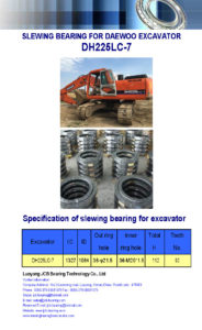slewing bearing for daewoo excavator DH225LC-7
