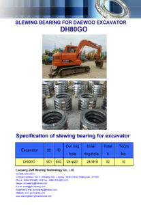 slewing bearing for daewoo excavator DH80GO