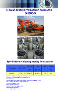 slewing bearing for daewoo excavator DX300-5