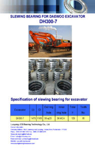 slewing bearing for daewoo excavator DX300-7