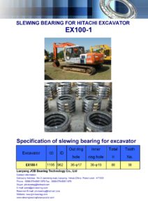 slewing bearing for hitachi excavator EX100-1