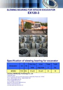 slewing bearing for hitachi excavator EX120-3