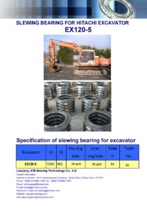 slewing bearing for hitachi excavator EX120-5