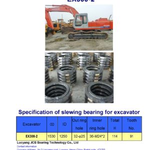 slewing bearing for hitachi excavator EX300-2