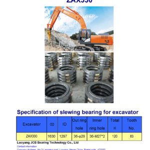 slewing bearing for hitachi excavator ZAX330