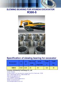 slewing bearing for hyundai excavator R300-5