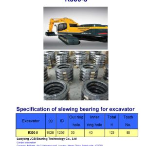 slewing bearing for hyundai excavator R300-5