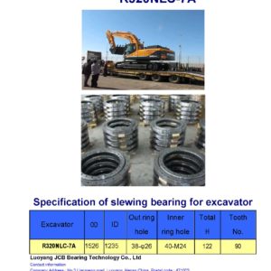 slewing bearing for hyundai excavator R320NLC-7A