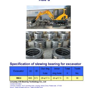 slewing bearing for hyundai excavator R60-5