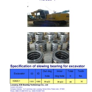 slewing bearing for kato excavator HD820-1