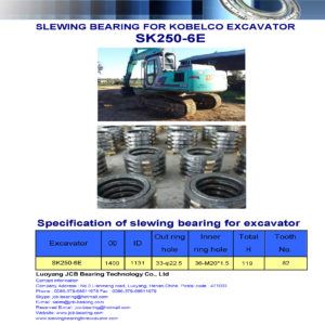 slewing bearing for kobelco excavator SK250-6E