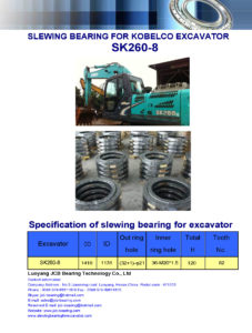 slewing bearing for kobelco excavator SK260-8