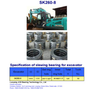 slewing bearing for kobelco excavator SK260-8