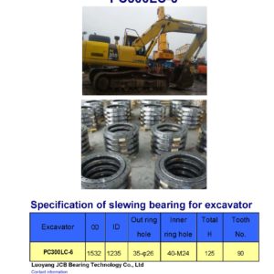 slewing bearing for komatsu excavator PC300LC-6