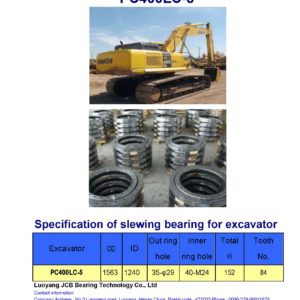 slewing bearing for komatsu excavator PC400LC-5