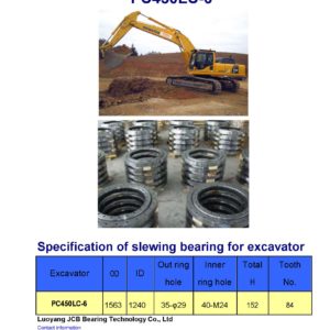 slewing bearing for komatsu excavator PC450LC-6