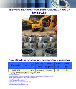 slewing bearing for sumitomo excavator SH120Z3