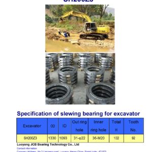 slewing bearing for sumitomo excavator SH200Z3