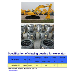 slewing bearing for sumitomo excavator SH300LC-5
