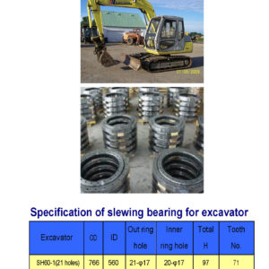 slewing bearing for sumitomo excavator SH60-1(21 holes)