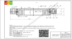 slewing bearing for Hyundai excavator R250-7