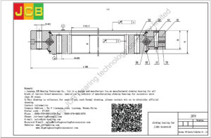 slewing bearing for jiahe excavator JH70