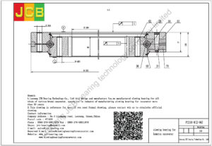 slewing bearing for komatsu excavator PC210-8 tooth 96